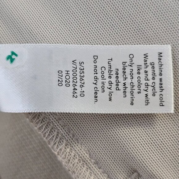 Athleta Wander Stash Skinny Hiking Travel Pants Alabone Beige sz 4 - Picture 6 of 7